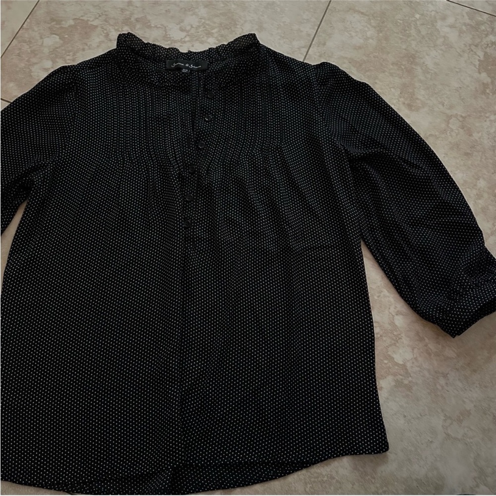 Polka dot blouse